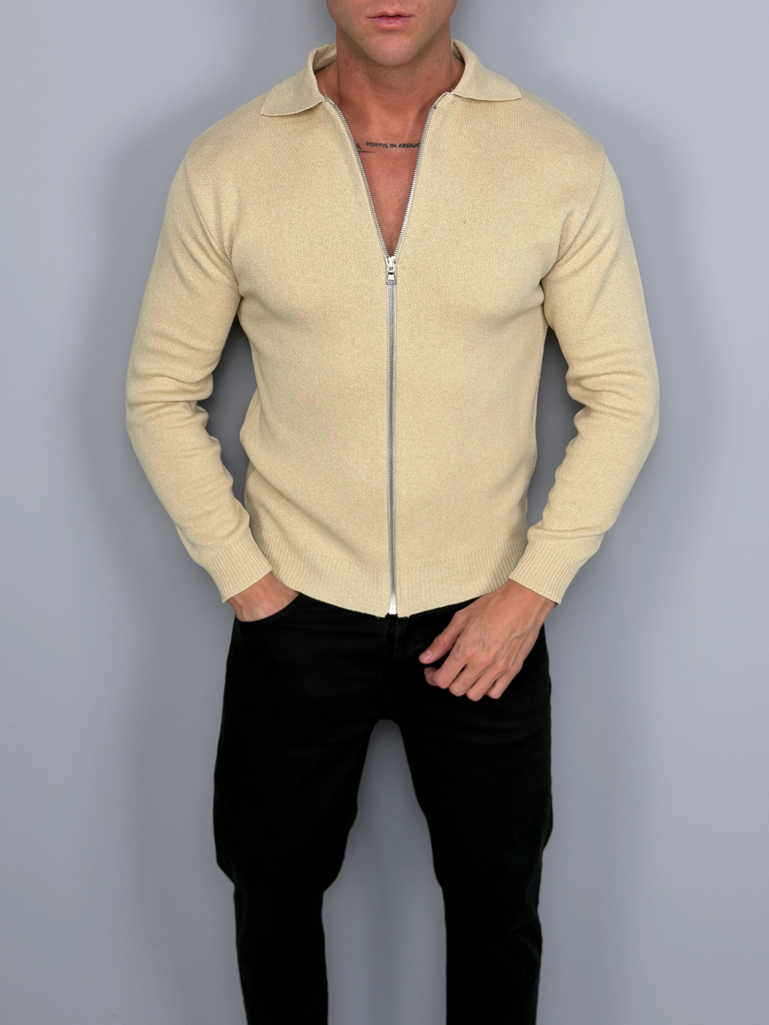 CARDIGAN ZIP COTONE - Image 3
