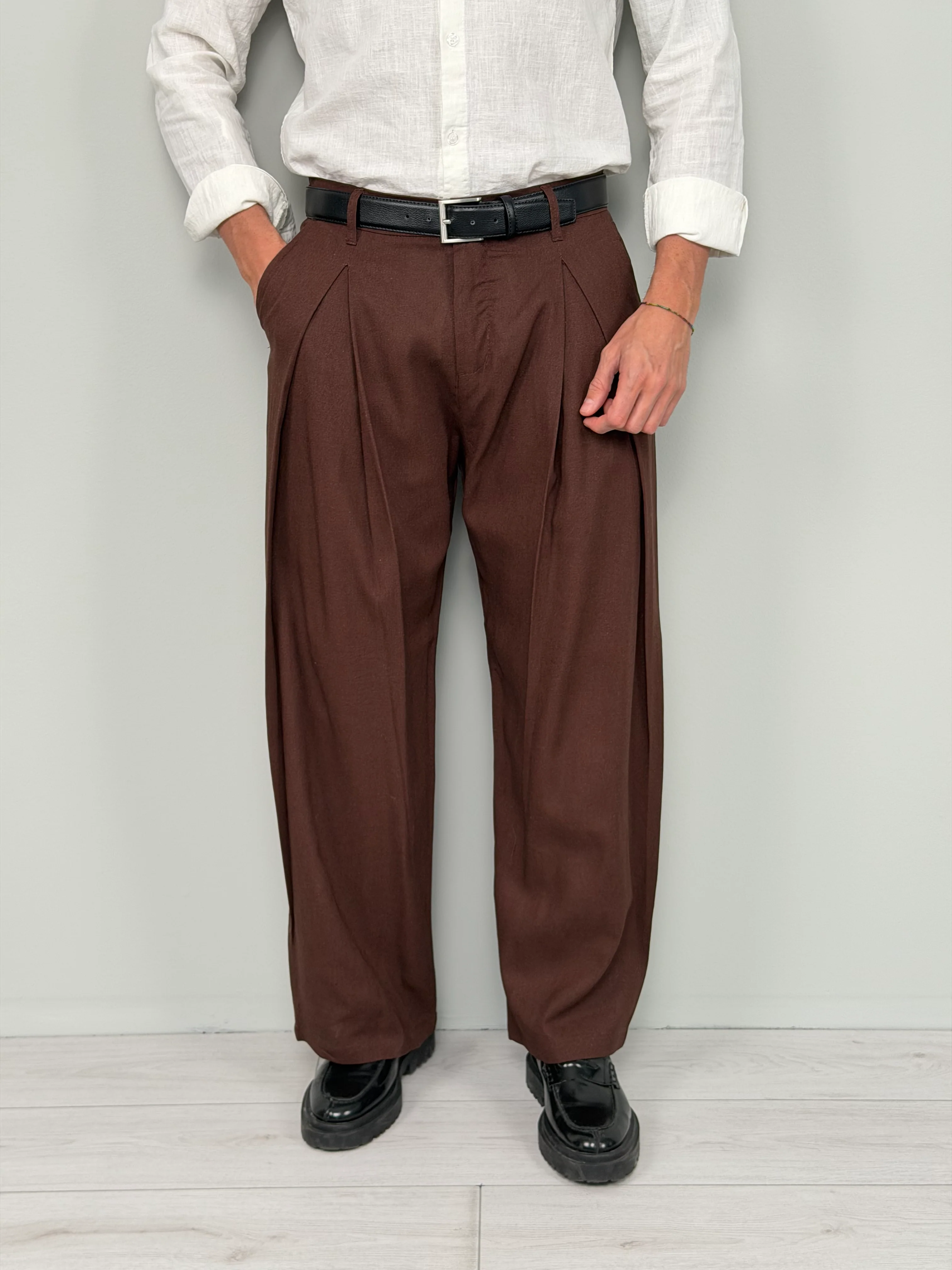 PANTALONE LINO CLUB AMPIO - TASCA DIETRO - Image 3
