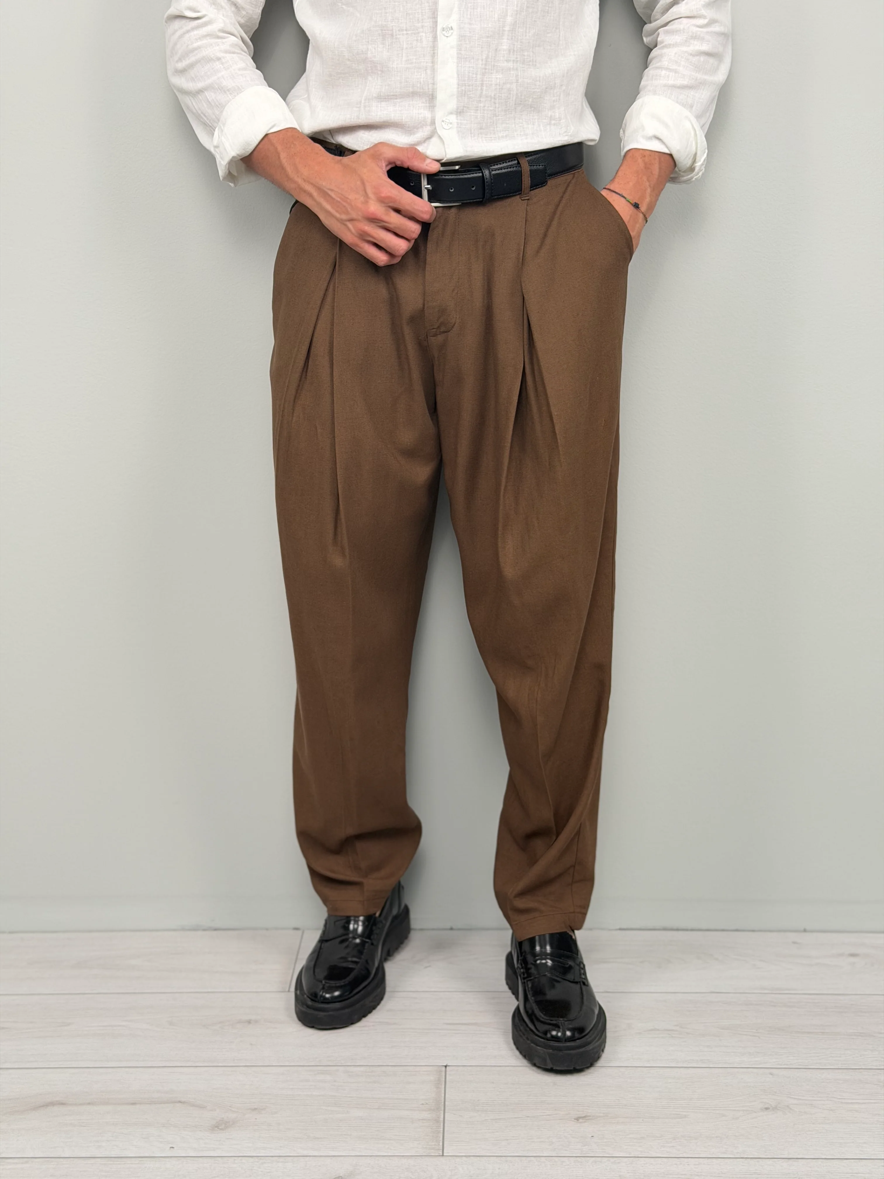 PANTALONE LINO GEEKOM AMPIO - Image 2