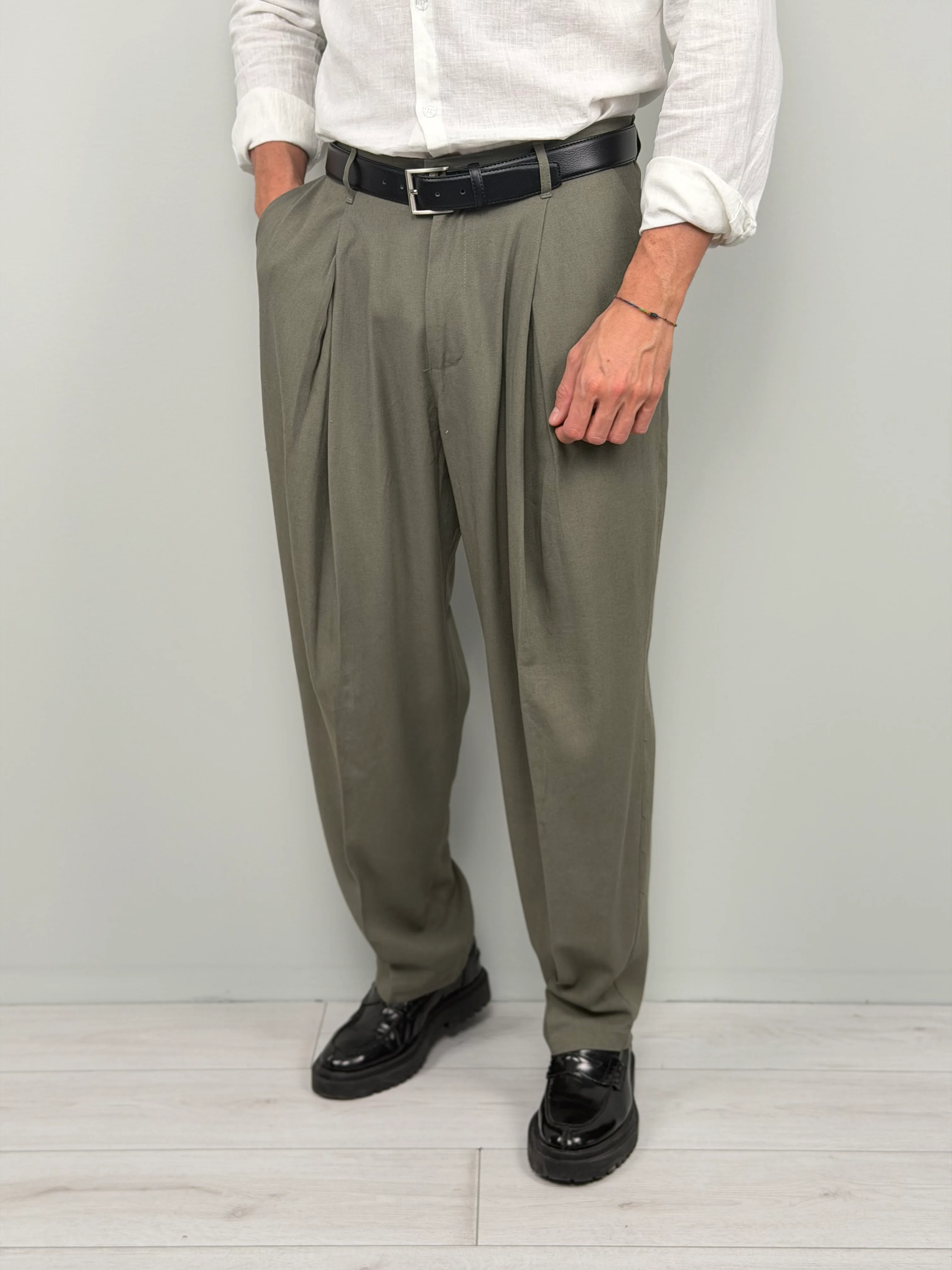 PANTALONE LINO GEEKOM AMPIO - Image 3
