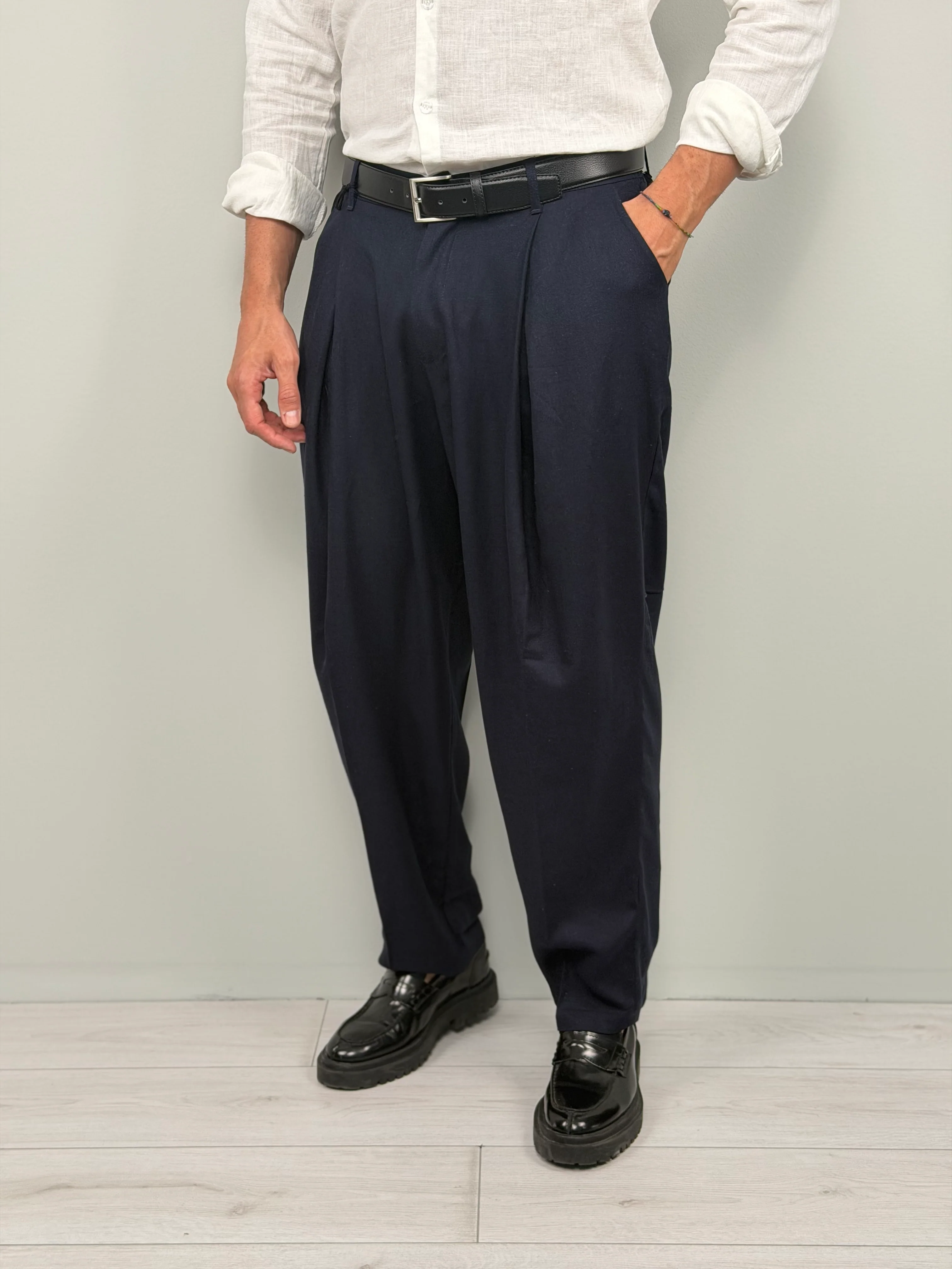 PANTALONE LINO GEEKOM AMPIO - Image 5