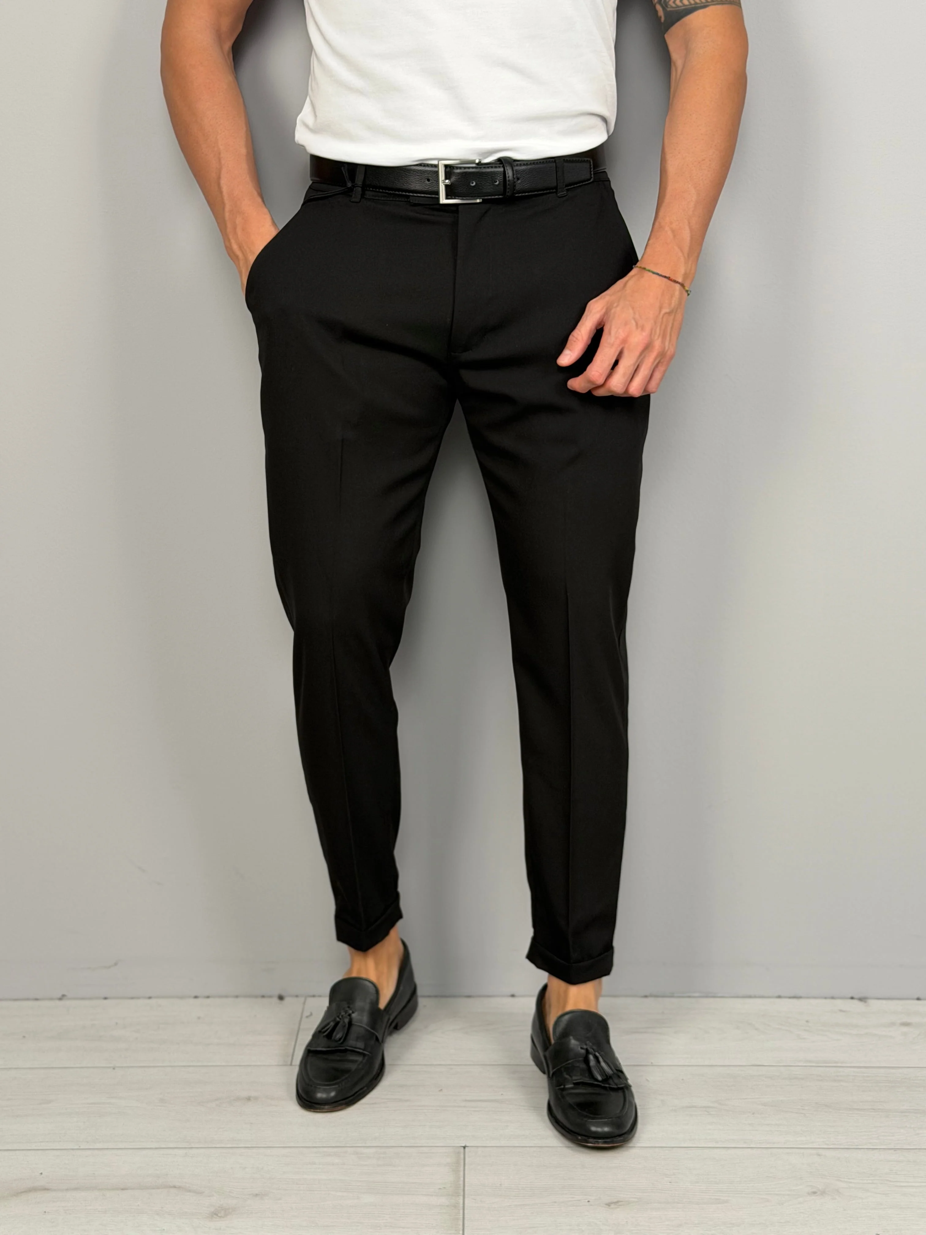 PANTALONE MOD CAPRI BUTTON - TASCHE DIETRO - Image 3