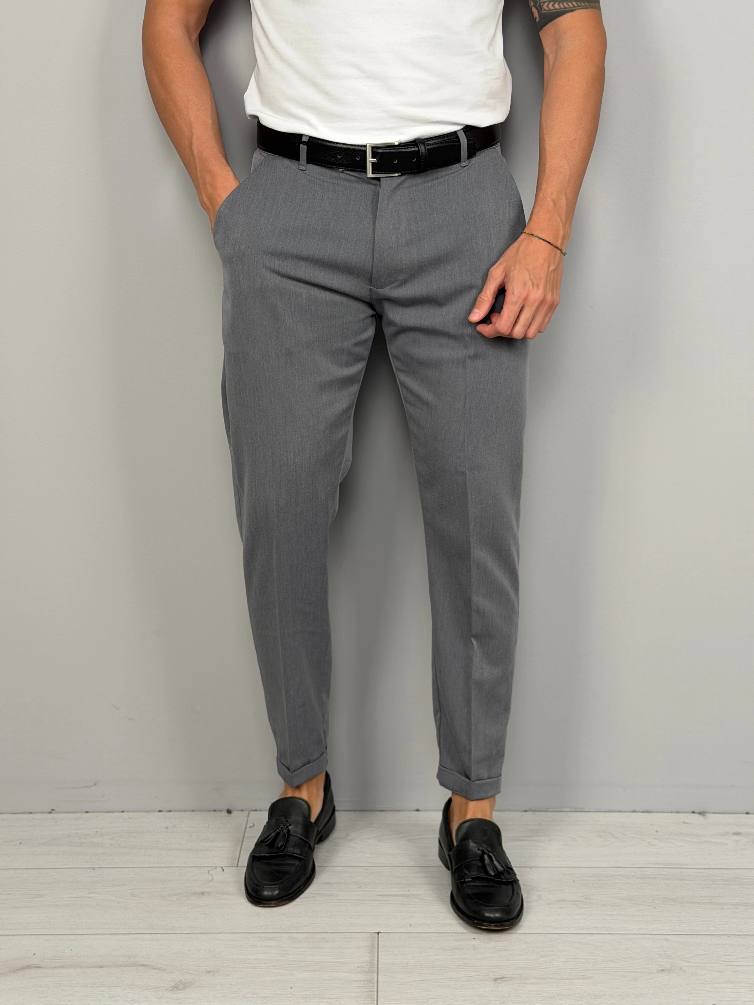PANTALONE MOD CAPRI BUTTON - TASCHE DIETRO - Image 4