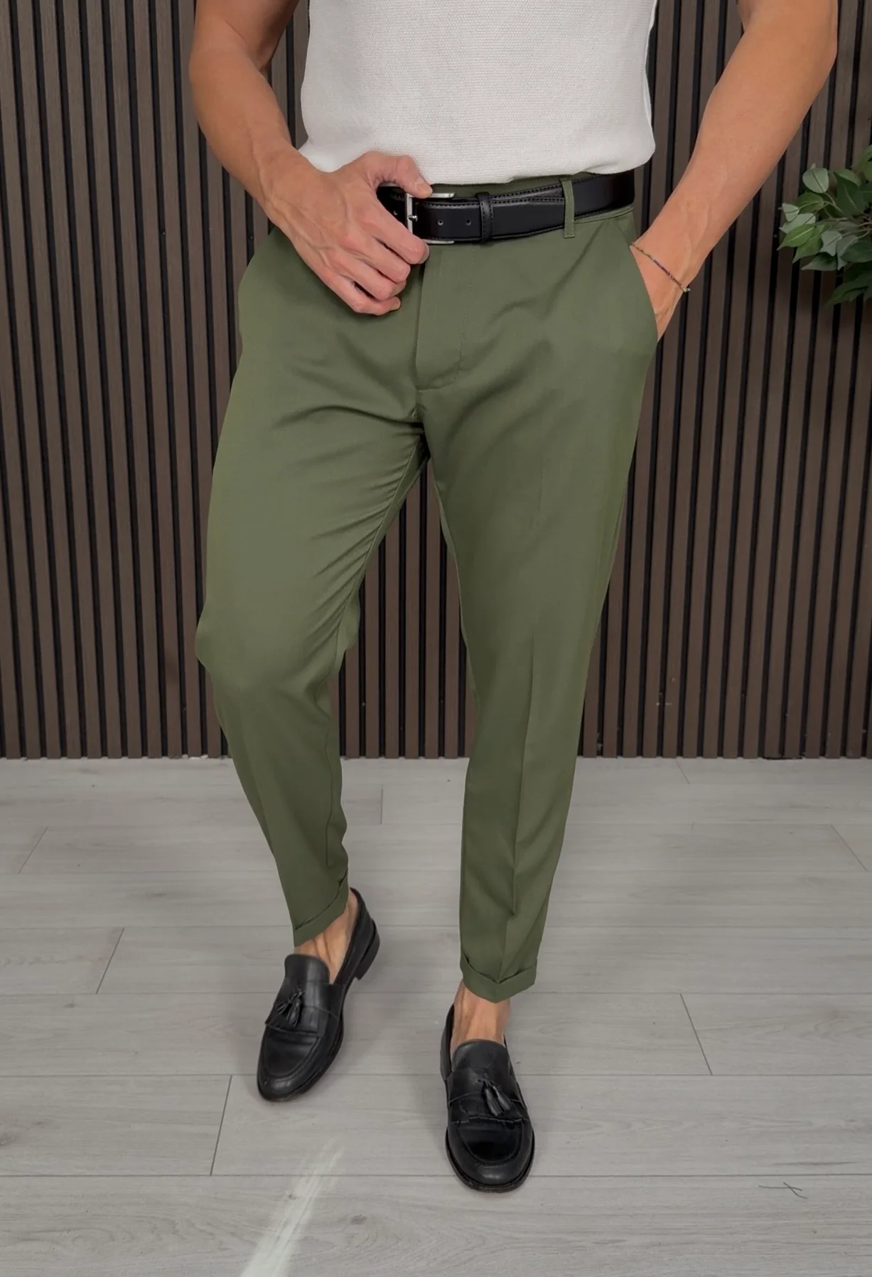 PANTALONE MOD CAPRI BUTTON - TASCHE DIETRO - Image 5