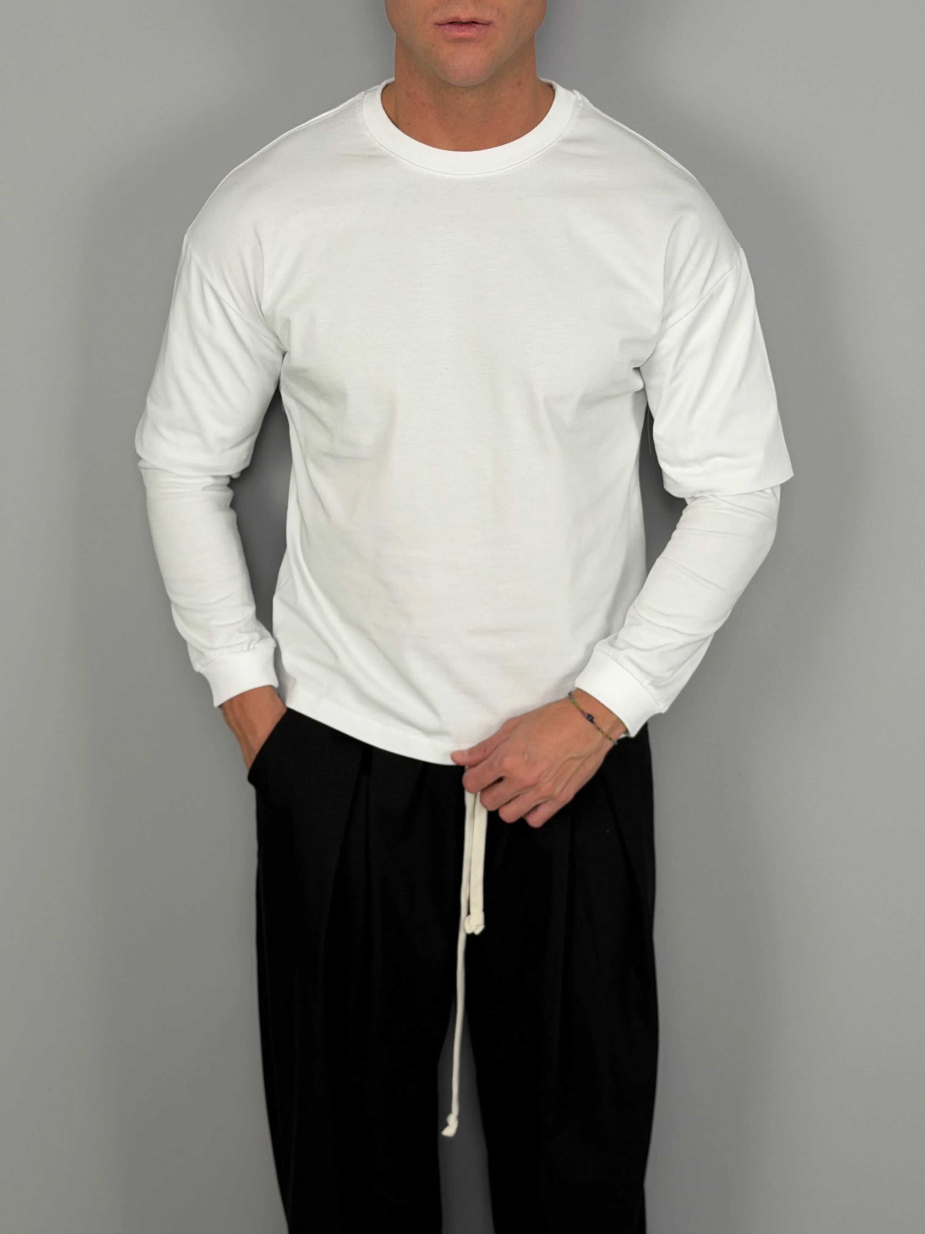 T-SHIRT MAGLIA DOPPIA MANICA - Image 7